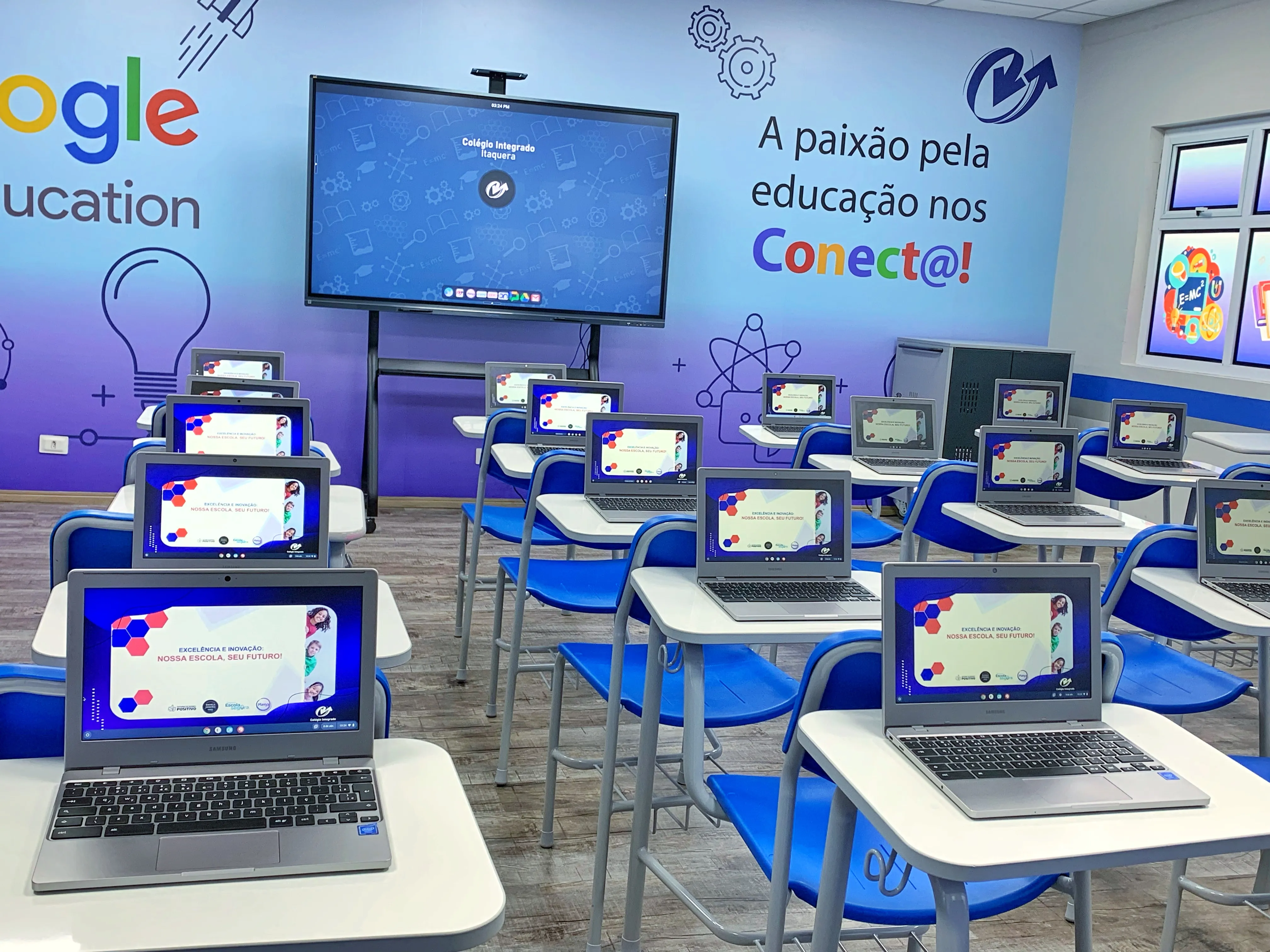 Sala Conect@ — Ambiente Google for Education do Colégio Integrado Itaquera